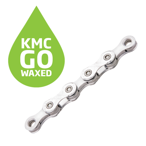 KMC X12 Go Waxed Kjede S&#248;lv 12-Delt, 126 ledd, 5.2mm