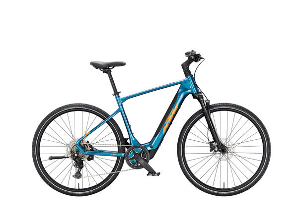 KTM Macina Cross SX 20 Blå BOSCH CPT-SX4P2, 1x9 SHIMANO CUES, 5 