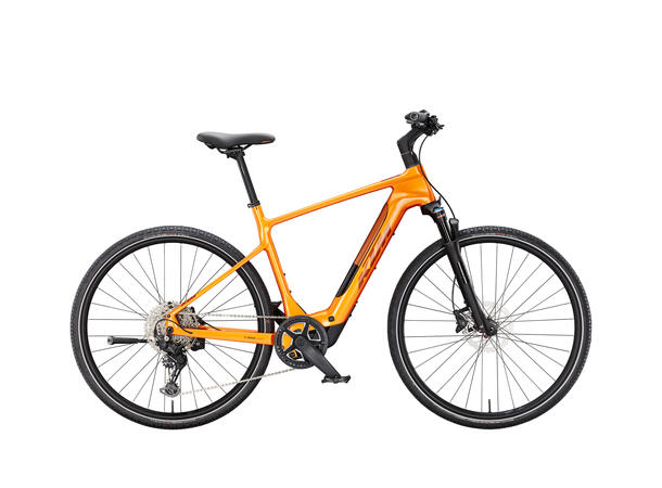 KTM Macina Cross SX Elite Oransje BOSCH CPT-SX4P2, 1x10 SHIMANO CUES, 5 