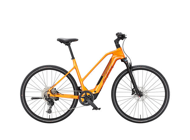 KTM Macina Cross SX Elite Oransje BOSCH CPT-SX4P2, 1x10 SHIMANO CUES, 5 