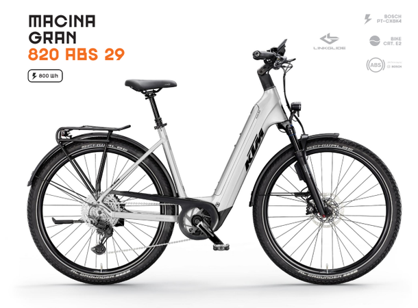 KTM Macina Gran 820 ABS Hvit , 5 