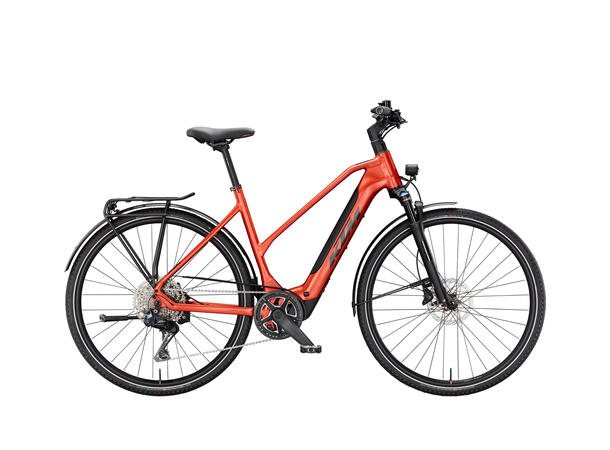 KTM Macina Sport SX 10 Oransje BOSCH CPT-SX4P2, 1x11 SHIMANO CUES DI2,5 