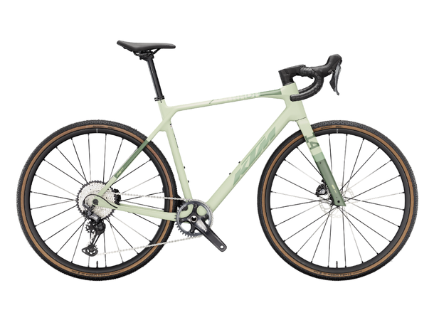 KTM X-Strada Elite  Grønn Disc, 1x12 SHIMANO GRX, 5 