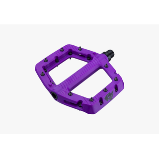 Race Face Chester Platformpedal L Lilla Nylon Composite, 115x110mm, 22-pin, 355g