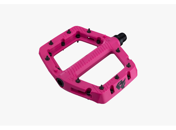 Race Face Chester Platformpedal L Rosa Nylon Composite, 115x110mm, 22-pin, 355g 
