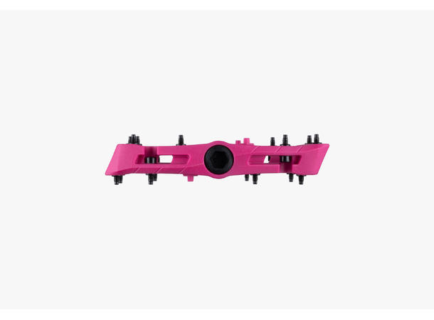 Race Face Chester Platformpedal L Rosa Nylon Composite, 115x110mm, 22-pin, 355g 