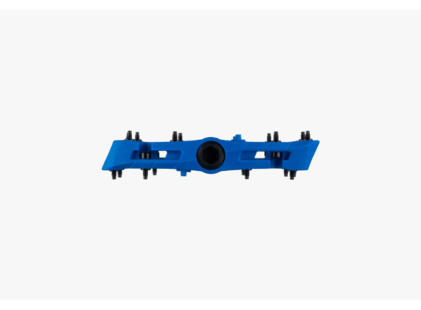 Race Face Chester Platformpedal S Blå Nylon Composite, 105x100mm,22-pins, 345g 