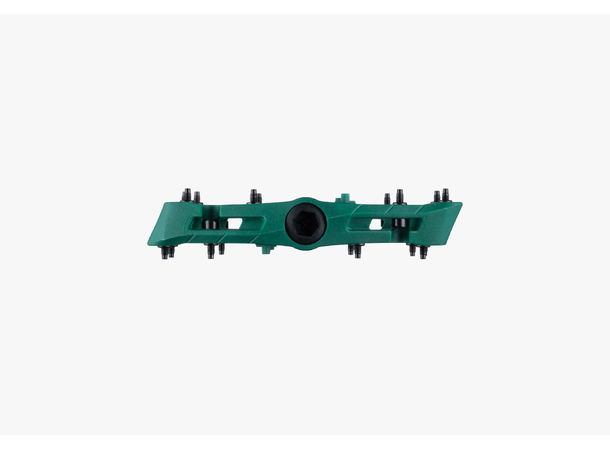 Race Face Chester Platformpedal S Grønn Nylon Composite, 105x100mm,22-pins, 345g 