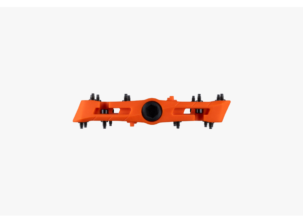Race Face Chester Platformpedal S Oransj Nylon Composite, 105x100mm,22-pins, 345g 