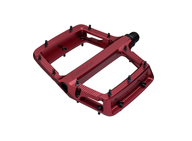 Race Face Turbine Platform Pedal Rød 115mmx110mm, 22-pins, 415gr 