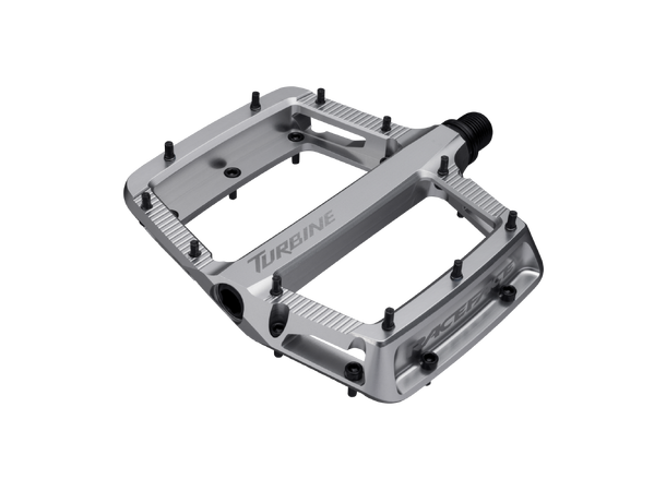 Race Face Turbine Platform Pedal Sølv 115mmx110mm, 22-pins, 415gr 