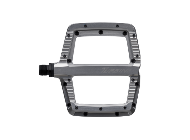 Race Face Turbine Platform Pedal Sølv 115mmx110mm, 22-pins, 415gr 