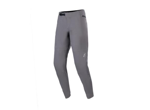 Alpinestars A-Dura Elite Bukse Grå 28 Regular fit, 4-vei Cordura, ratchet 