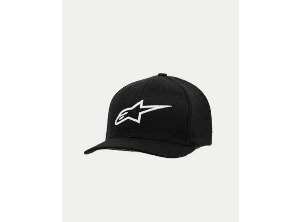 Alpinestars Ageless Curve Caps Sort/Hvit Large/X-Large, Flex back 
