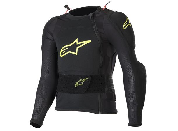 Alpinestars Bionic Plus JR Besk. Jakke Sort/Gul, Level 1 / Level 2, 915gr 