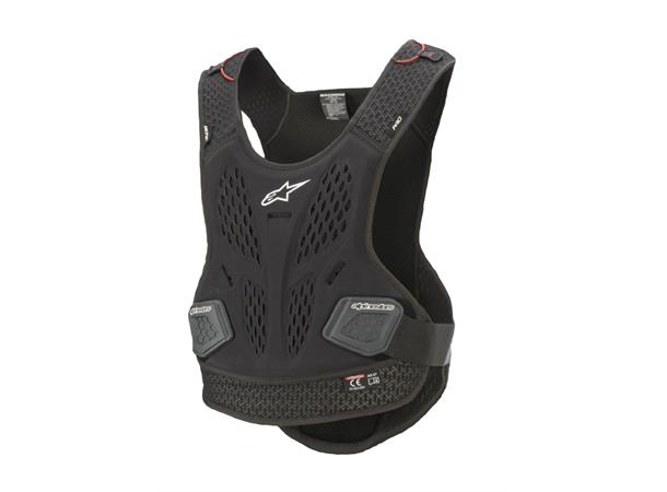 Alpinestars Bionic Pro Bryst-/Ryggplate Sort, Level 1 rygg, 936gr 