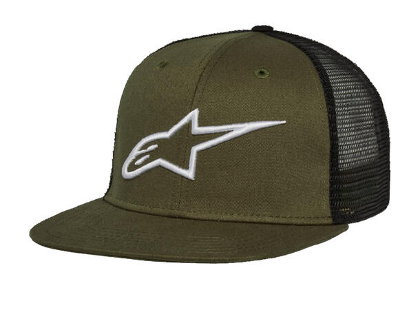 Alpinestars Corp Trucker Caps Grønn/Sort One Size, Snap back 