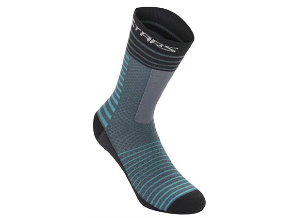 Alpinestars Drop Socks 19 Sokker Blå Medium, 19cm høy