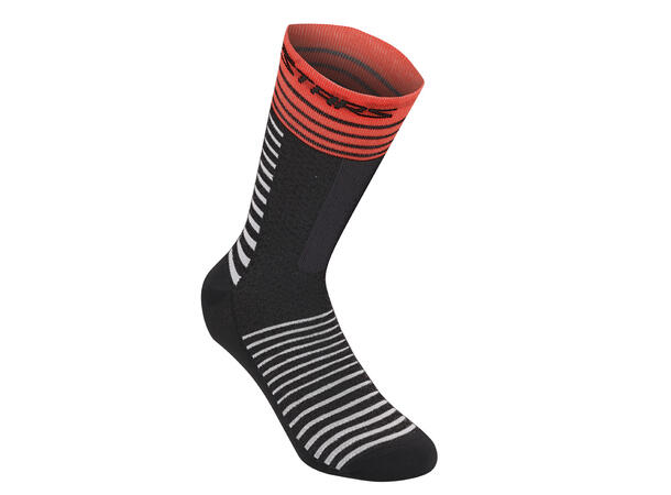 Alpinestars Drop Socks 19 Sokker Rød Large, 44-47, 19cm høy 