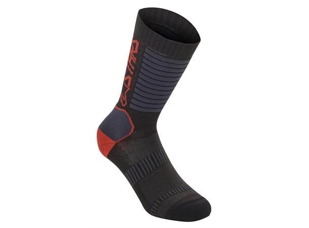 Alpinestars Paragon Lite 19 Sokker Rød Large, 44-47, 19cm høy 