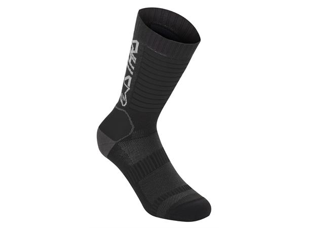 Alpinestars Paragon Lite 19 Sokker Sort Large, 44-47, 19cm høy 