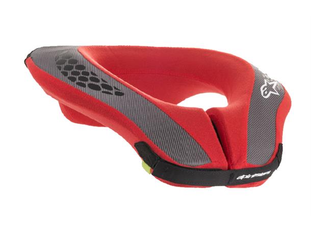 Alpinestars Sequence JR Nakkebeskytter Sort/Rød, PU / EVA Foam, 520gr 