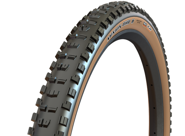 Maxxis Minion DHRII TR EXO Dekk 2.40, E25, 60TPI, 2C, Tanwall 