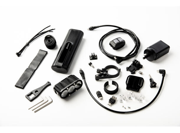 Gloworm XSV 3600 Frontlykt 3600 L, remote, OLED 10000mAh, 501g 