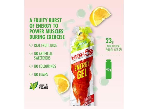 HIGH5 EnergyGel Taster Pack 8pk, 40gr 