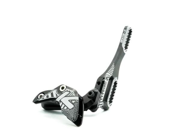 K-Edge Road 1x Race W Kjedefører Sort, 38-54T, flaskeholder-feste, 65gr 