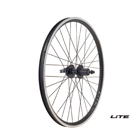 LITE V-brems/DiscIS 24&quot;/507 Bakhjul Sort NEXT II felg, 8/9/10d Boss, Stikkakse