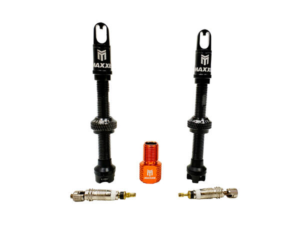 Maxxis Maxxout Tubeless Ventil 50mm PAR Presta, alu, inkl. Maxxout adapter 