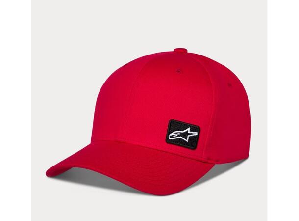 Alpinestars Pivot Caps Rød L/XL Flex-Fit back, bøyd brem 