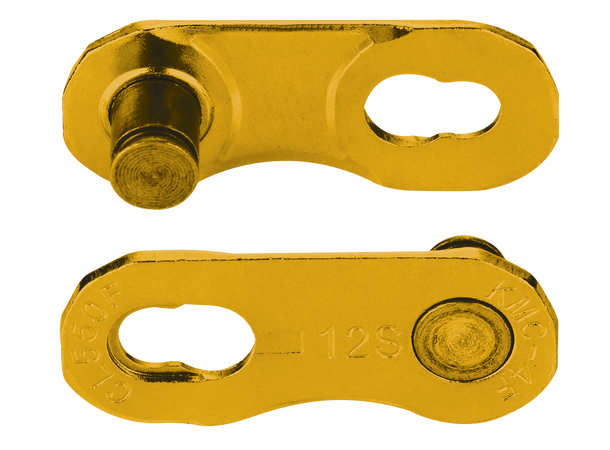 KMC MissingLink Flat NR Kjedelås Gull 12/13-Delt, 2-pack, 5.2mm 