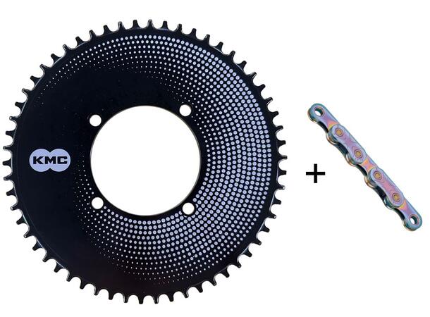 KMC TT FSA Flat Krankdrev/kjede 58T 110 BCD/4-arm, 12/13-delt, alu 