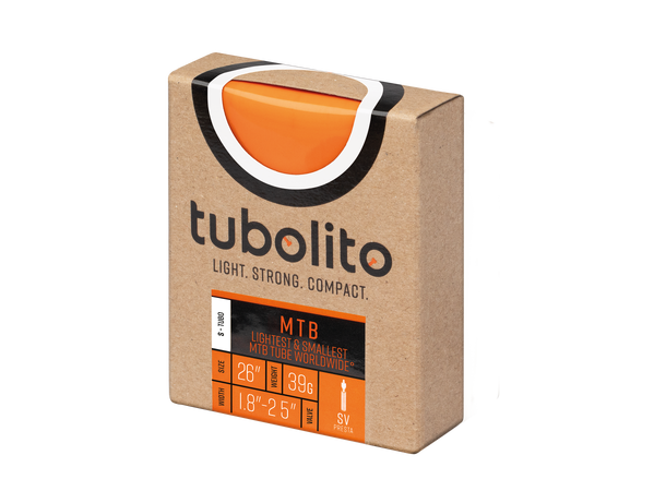 Tubolito S-Tubo Presta MTB 26" Slange 1.8/2.4",TPU,oransje 42mm ventil,42g 