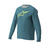 Alpinestars A-Dura Ride LS Trøye Small, Blå/Grønn, Regular Fit 