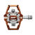 HT T2 Enduro Pedaler Root Beer Brun Alu, 4-pins, m/cleats, 376gr 