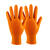 Batex Engangshanske Oransje Nitril 10/X-Large, 100stk, Diamantmønster 