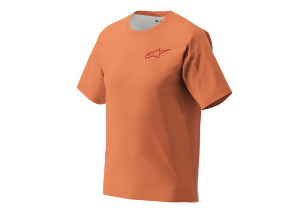 Alpinestars A-Dura Air SS Trøye XX-Large, Oransje, Regular Fit 