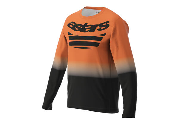 Alpinestars A-Dura Astars 2.0 LS Trøye Large, Oransje/Sort, Regular Fit 