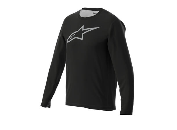 Alpinestars A-Dura Ride LS Trøye Large, Sort, Regular Fit 