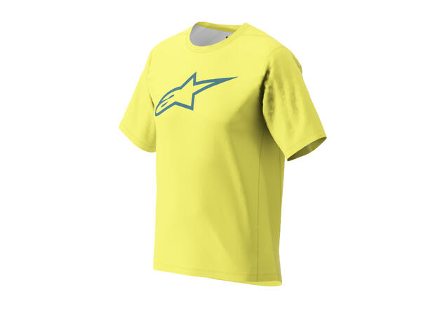 Alpinestars A-Dura Ride SS Trøye Large, Gul, Regular Fit 