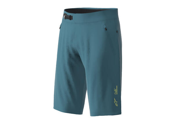 Alpinestars A-Dura Ride Shorts 40, Blå/Grønn, Regular Fit 