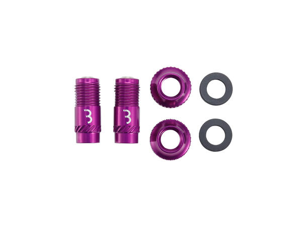 BBB CoreCap BTI-165 Ventilhode Lilla Bil, Alu, AL Ventil, (par) 