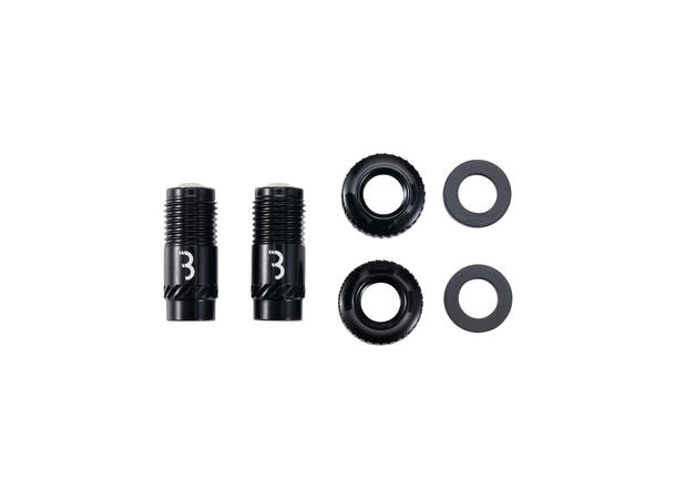 BBB CoreCap BTI-165 Ventilhode Sort Bil, Alu, AL Ventil, (par) 