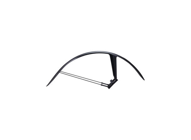 BBB DiscGuard Plus BFD-66R Bakskjerm 28"/42-57mm, Sort, Plast 
