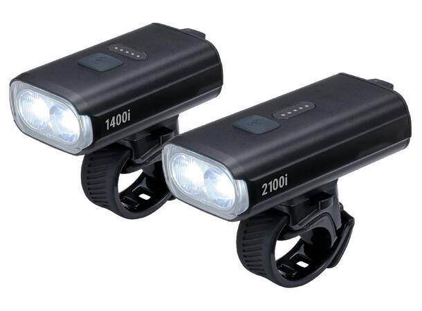 BBB StrikeDuo 1400i BLS-271i Frontlykt 1400 Lumens, USB-C, Sort 