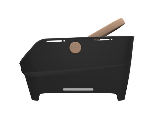 Basil Cento Neo MIK Kurv Bak Sort, 21 Liter, Ink MIK plate 