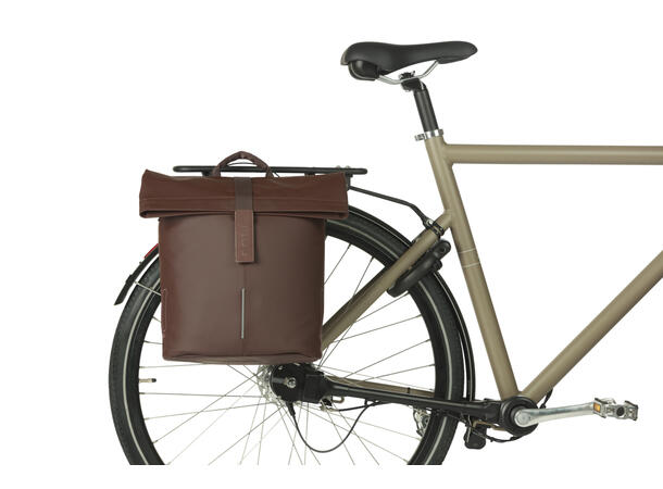 Basil City MIK Studs Sideveske Brun, 16Liter, ink MIK Studs plate 